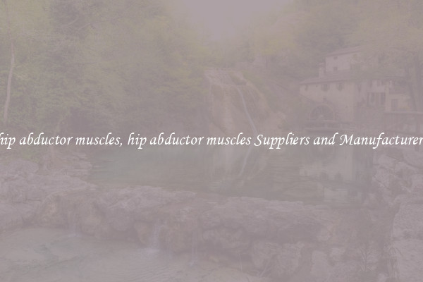 hip abductor muscles, hip abductor muscles Suppliers and Manufacturers
