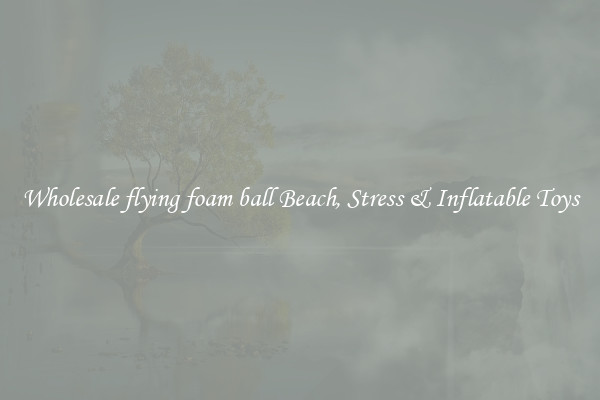 Wholesale flying foam ball Beach, Stress & Inflatable Toys
