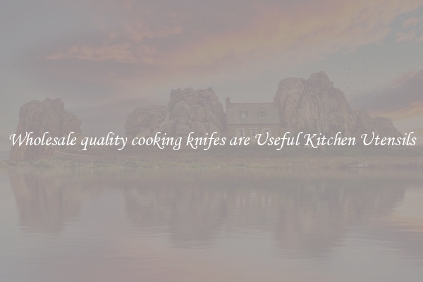 Wholesale quality cooking knifes are Useful Kitchen Utensils