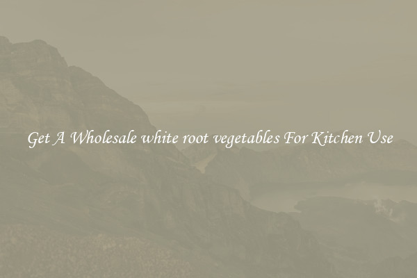 Get A Wholesale white root vegetables For Kitchen Use