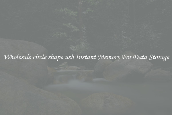 Wholesale circle shape usb Instant Memory For Data Storage