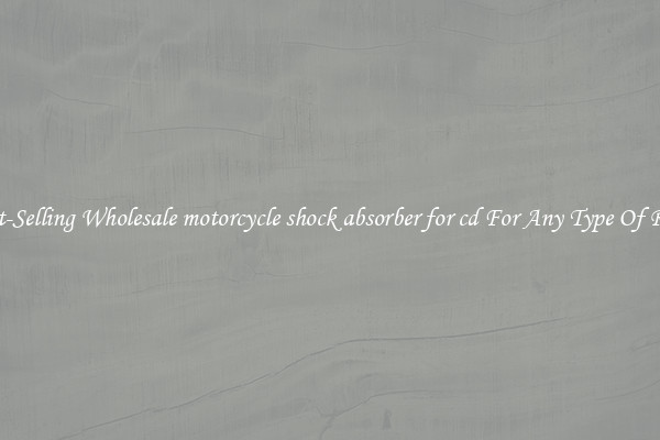 Fast-Selling Wholesale motorcycle shock absorber for cd For Any Type Of Rider