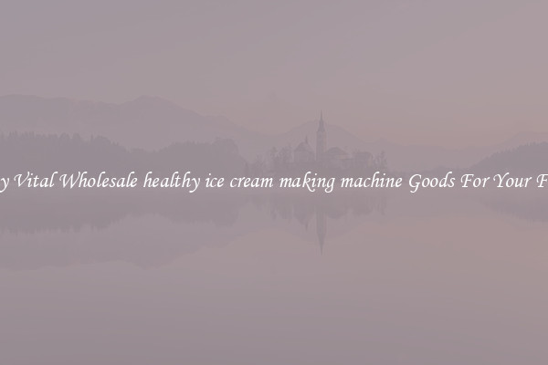 Buy Vital Wholesale healthy ice cream making machine Goods For Your Firm