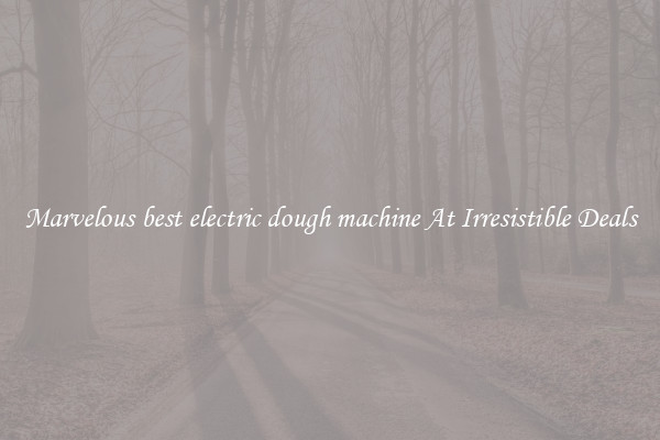Marvelous best electric dough machine At Irresistible Deals