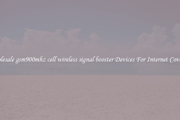 Wholesale gsm900mhz cell wireless signal booster Devices For Internet Coverage